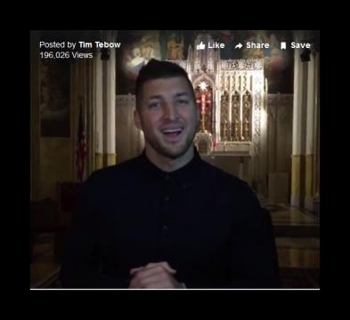 At Time Square Church with Tim Tebow