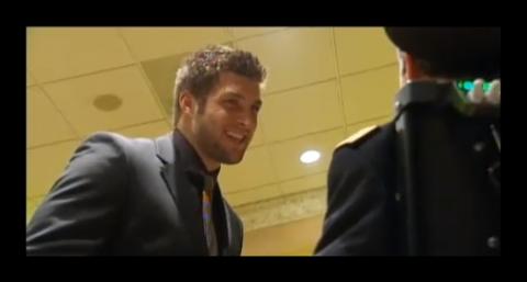 Wounded Warrior Meets Tebow