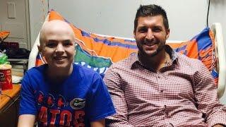 Tim Tebow Surprises 13-Year-Old Boy With Cancer