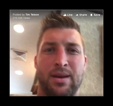 Facebook Live: Tim Tebow