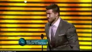 Tim Tebow Wins Best Moment At 2012 ESPYS Awards